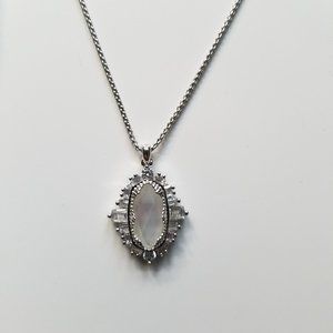 Kendra Scott Kay Pendant Necklace in Silver